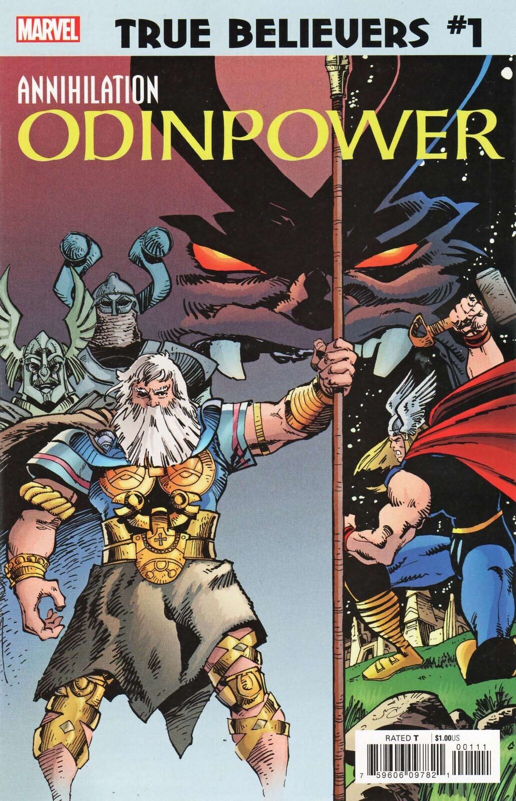 TRUE BELIEVERS ANNIHILATION ODINPOWER #1 2019 comic books MARVEL COMICS   