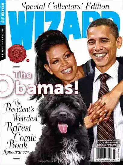 WIZARD MAGAZINE #213 GREG HORN OBAMA 2009  WIZARD   