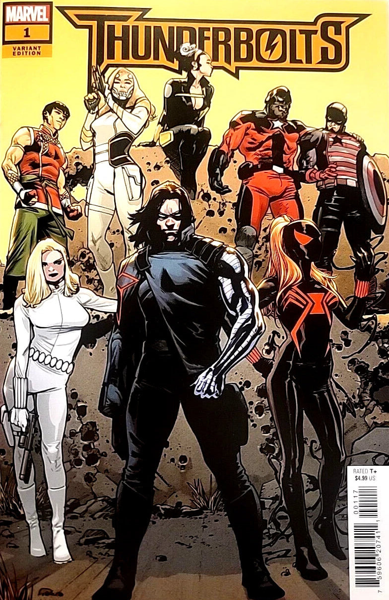 THUNDERBOLTS #1 1:25 MAHMUD ASRAR VARIANT 2023 Thunderbolts MARVEL COMICS