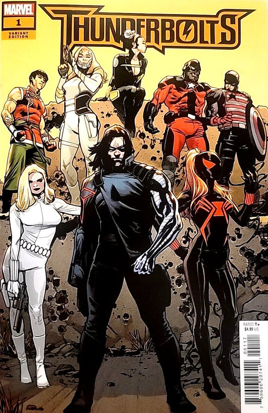 THUNDERBOLTS #1 1:25 MAHMUD ASRAR VARIANT 2023 Thunderbolts MARVEL COMICS