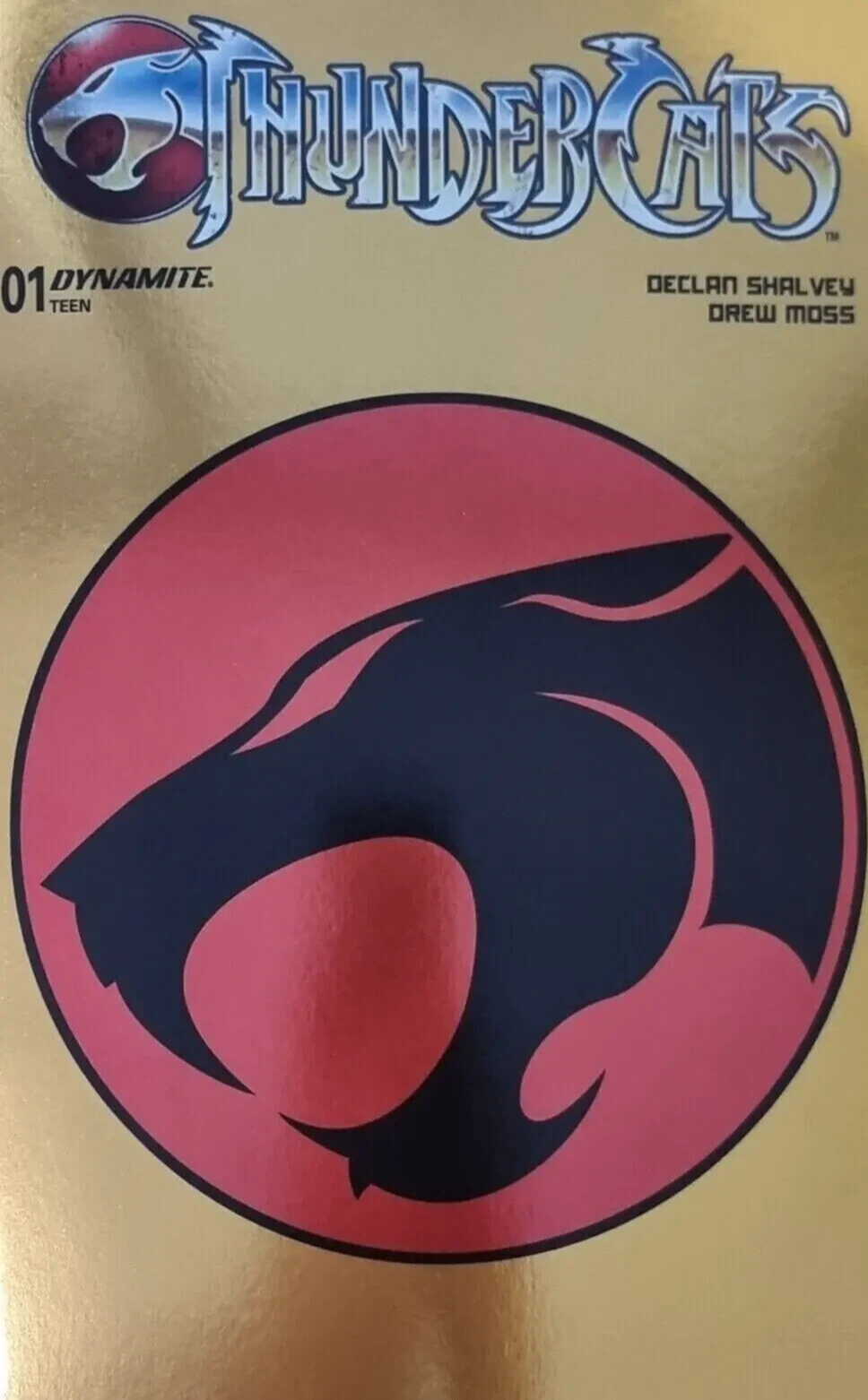 THUNDERCATS #1 CVR I THUNDERCATS SYMBOL FOIL GOLD VARIANT 2024