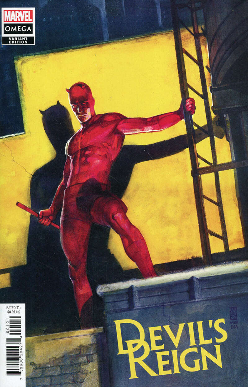 DEVILS REIGN OMEGA 1:50 MALEEV VARIANT 2022 Daredevil MARVEL PRH   