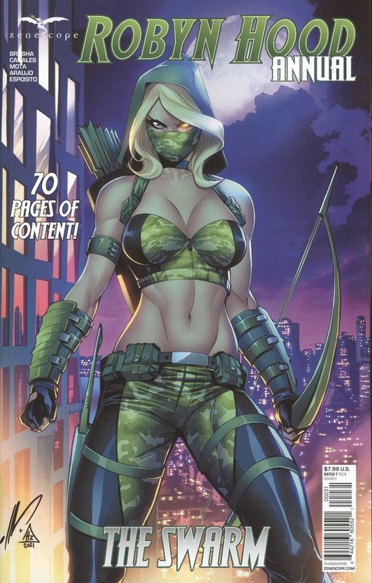 ROBYN HOOD 2021 ANNUAL SWARM CVR C GARZA 2021 Robyn Hood ZENESCOPE ENTERTAINMENT INC   