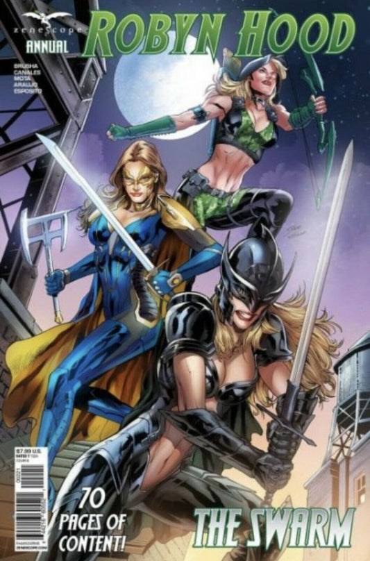 ROBYN HOOD 2021 ANNUAL SWARM CVR B VITORINO 2021 Robyn Hood ZENESCOPE ENTERTAINMENT INC   