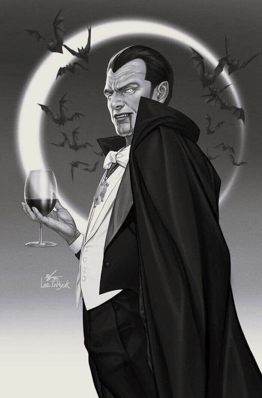 UNIVERSAL MONSTERS DRACULA #1 INHYUK LEE TINY ONION CLUB SILVER FOIL EXCLUSIVE VARIANT 2023