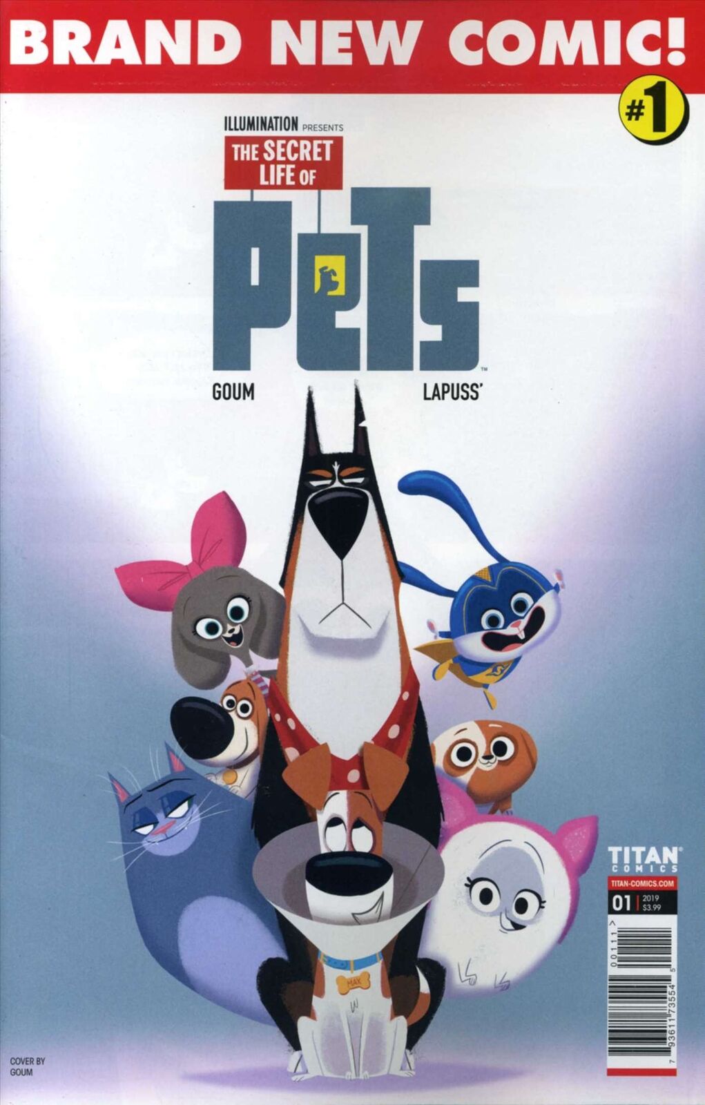 SECRET LIFE OF PETS VOL 2 #1 2019 comic book TITAN COMICS   