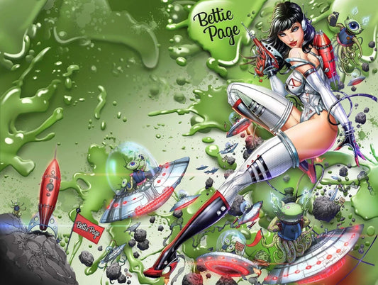 BETTIE PAGE #1 JAMIE TYNDALL EXCLUSIVE VARIANT 2021 Bettie Page DYNAMITE ENTERTAINMENT