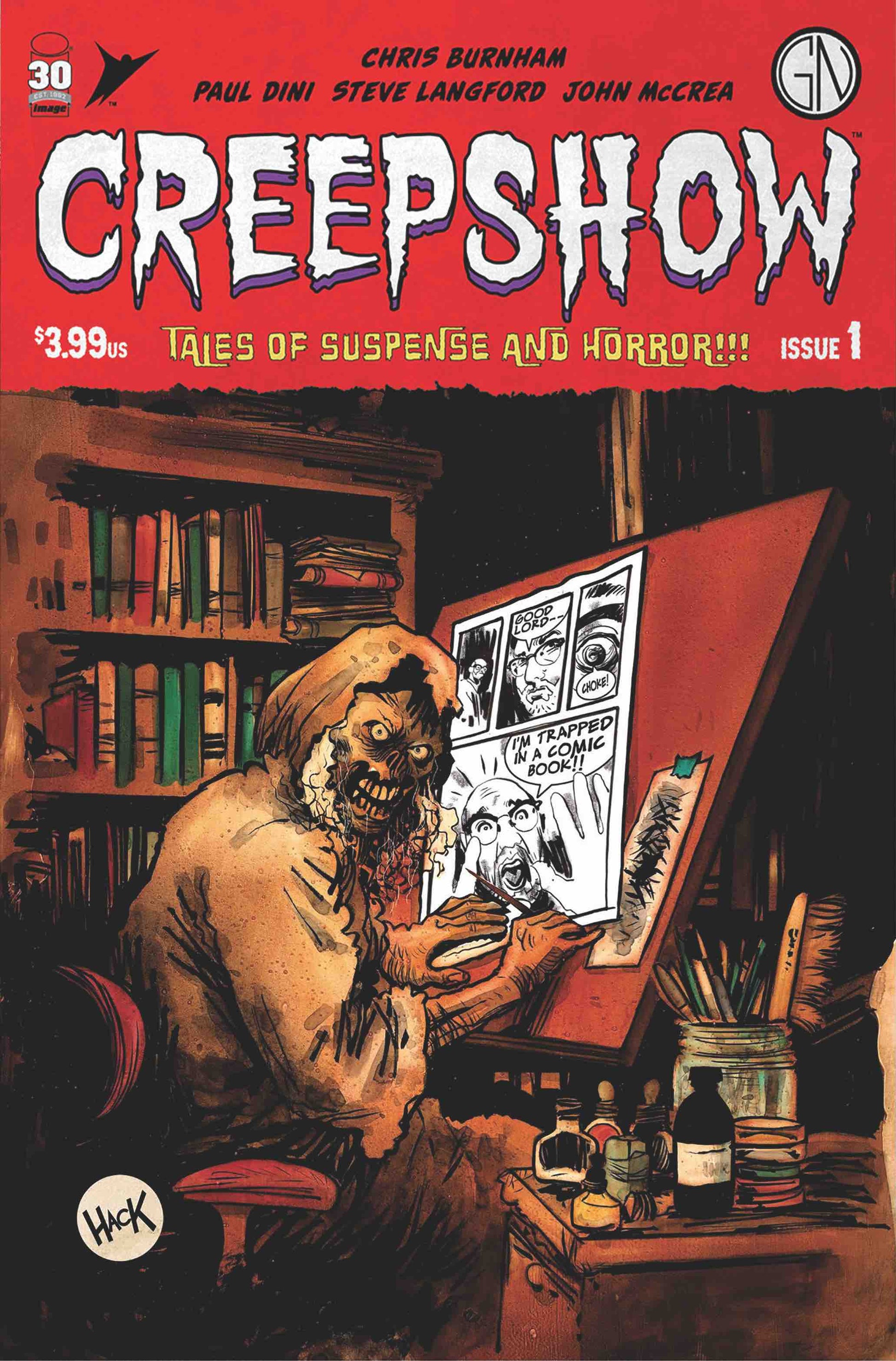 CREEPSHOW #1 SSCO ROBERT HACK VARIANT 2022 with FREE CREEPSHOW VOL 2 #1 Cover A Creepshow IMAGE COMICS   