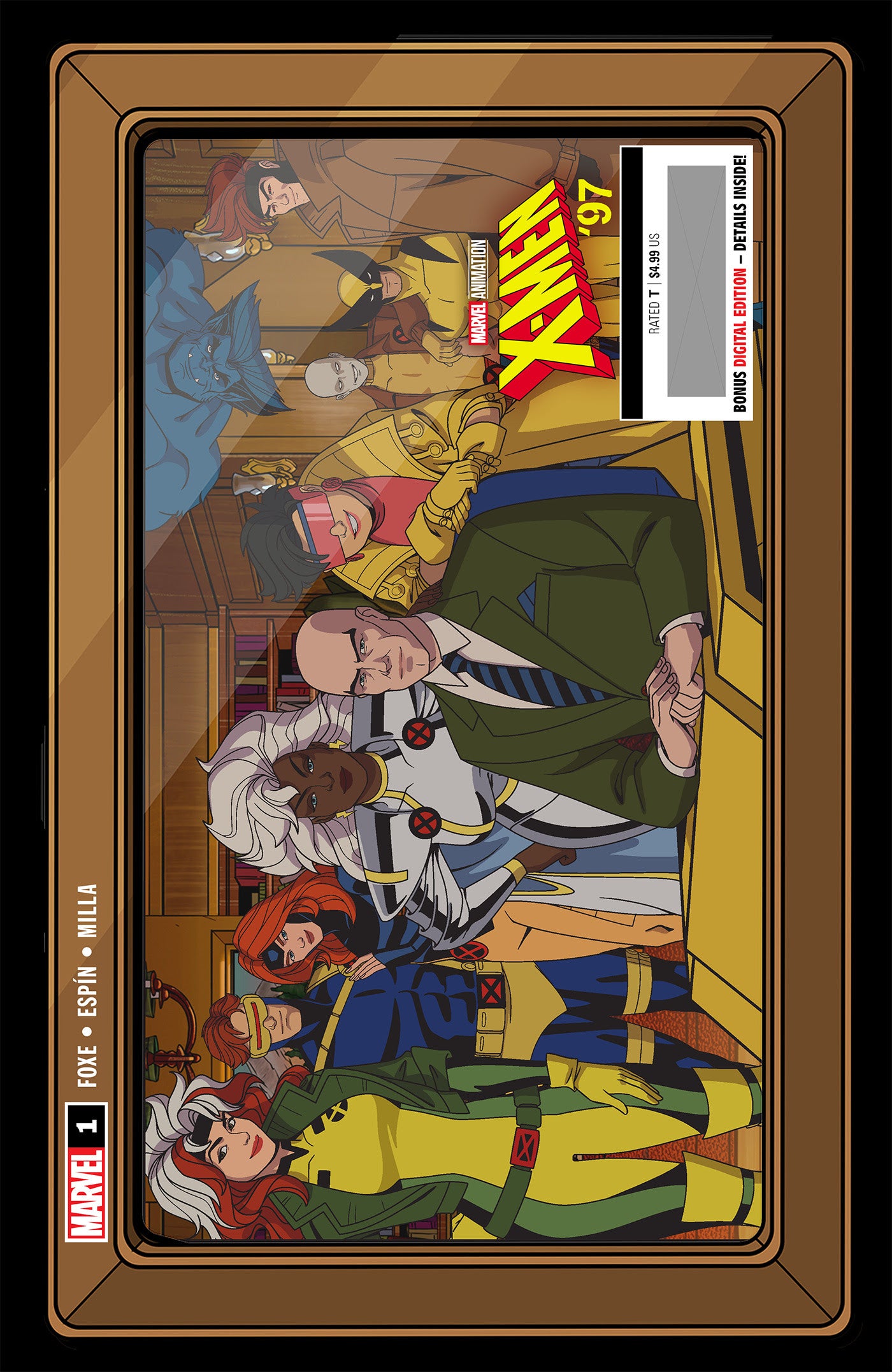 X-MEN 97 #1 ANIMATION 3RD PRINT VARIANT 2024 X-Men MARVEL PRH   