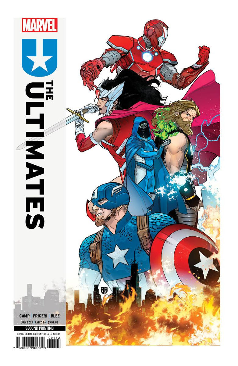 ULTIMATES #1 SILVA 2ND PRINT VARIANT 2024 Ultimates MARVEL PRH   