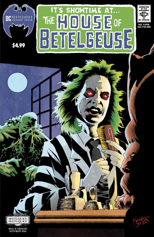 HOUSE OF SECRETS #92 FACSIMILE EDITION (2024) CVR D KELLEY JONES BEETLEJUICE CARD STOCK VARIANT 2024 House of Secrets DC COMICS   