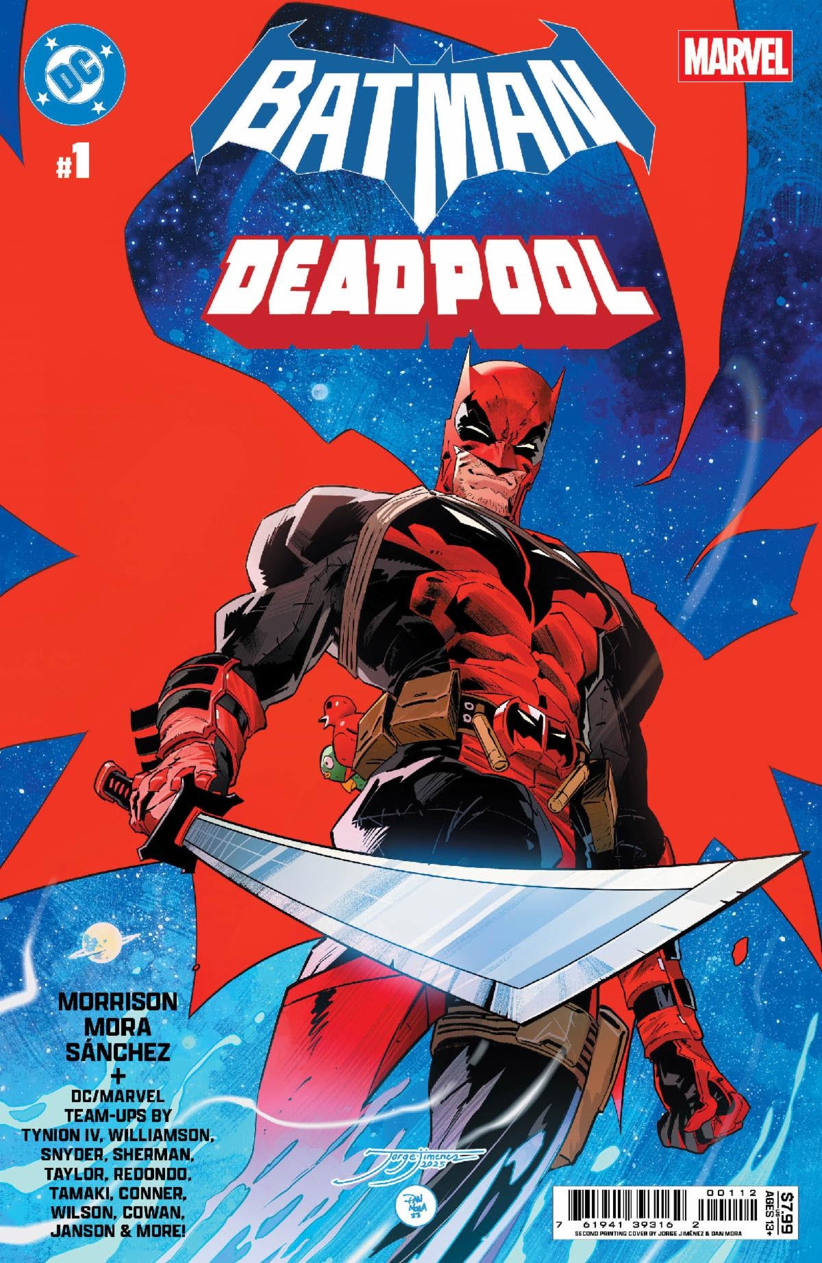 DC MARVEL BATMAN DEADPOOL #1 2ND PRINT VARIANT JIMENEZ & MORA 2026