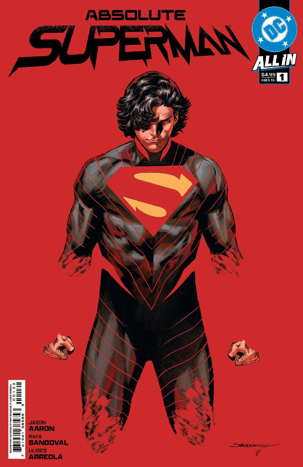 12/04/2024 ABSOLUTE SUPERMAN #1 2ND PRINT VARIANT  DC COMICS   