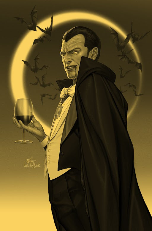 UNIVERSAL MONSTERS DRACULA #1 INHYUK LEE TINY ONION CLUB GOLD FOIL EXCLUSIVE VARIANT 2023