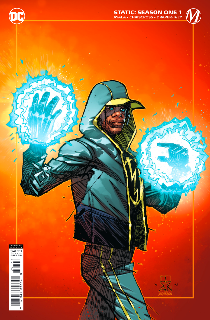 STATIC SEASON ONE #1 1:25 HOMAGE VARIANT 2021 Static Shock DC COMICS   