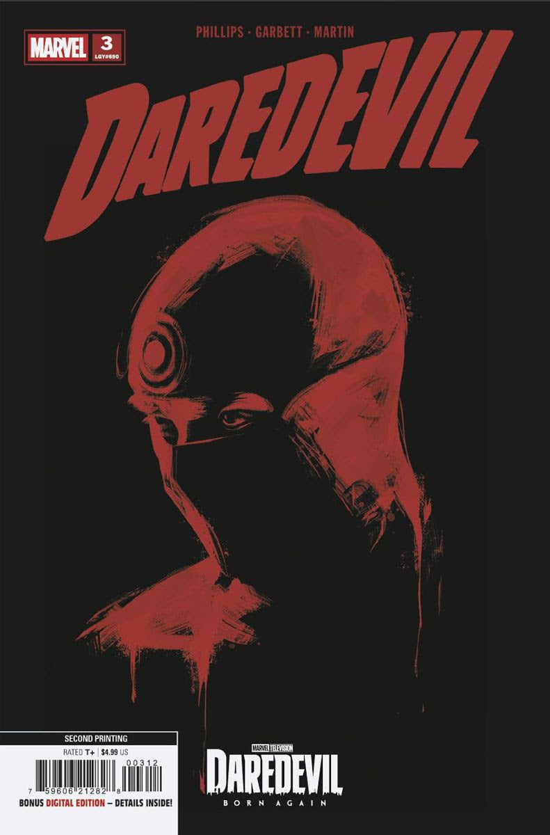 07/29/2026 DAREDEVIL #3 MARVEL TELEVISION 2ND PRINT VARIANT
