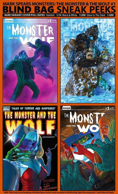 MARK SPEARS MONSTERS THE MONSTER & THE WOLF #1 CVR A MARK SPEARS BLIND BAG 2025 EX POSSE HOLDINGS