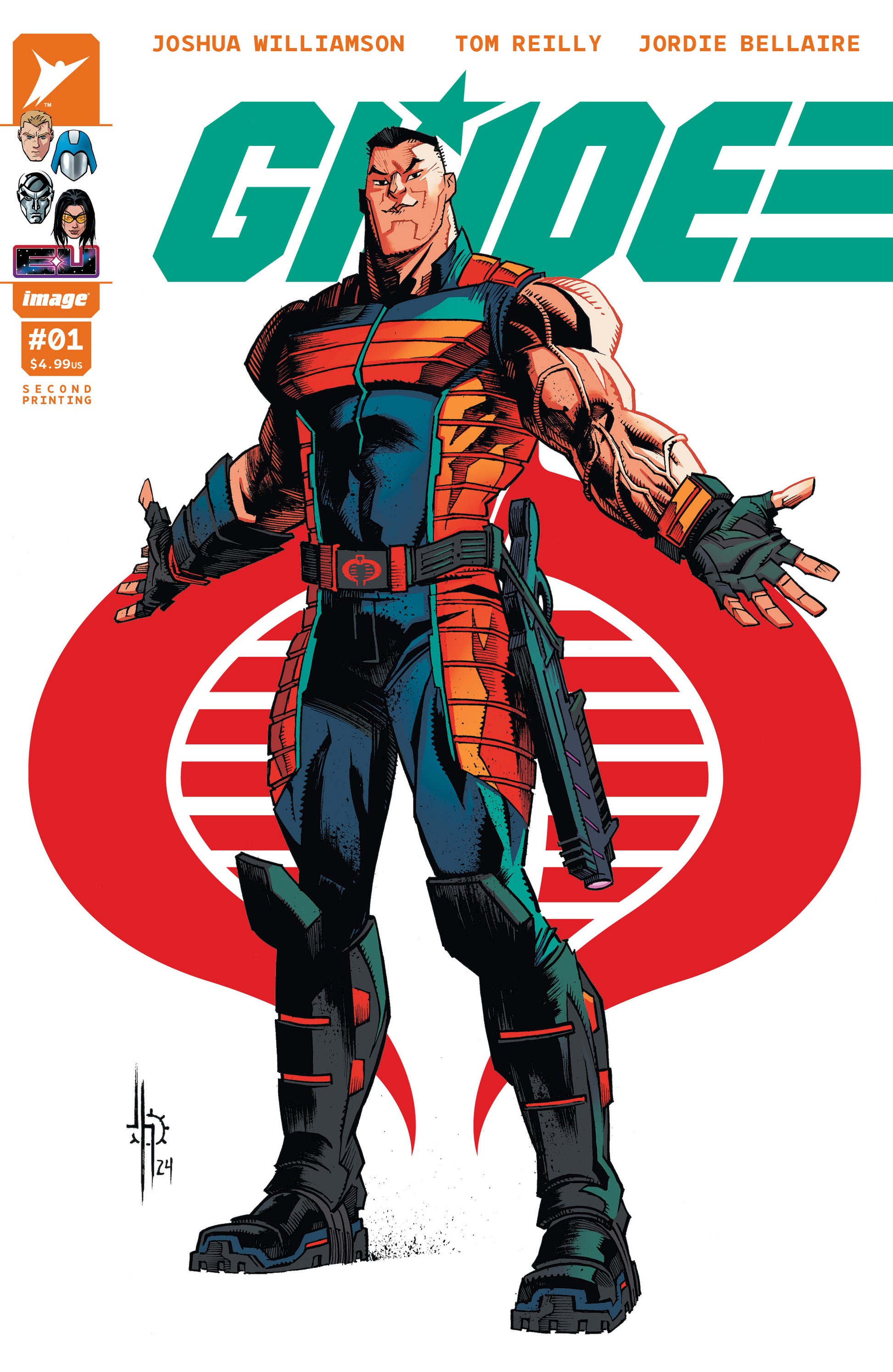 GI JOE #1 2ND PRINT COVER B 2024 GI Joe IMAGE