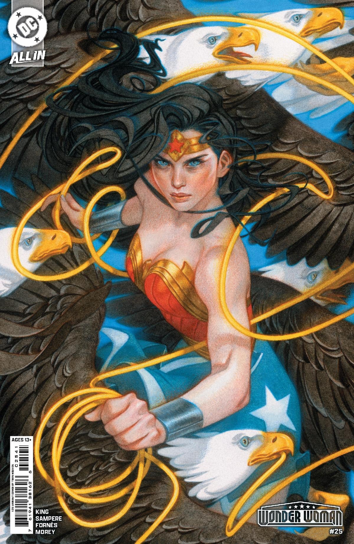 WONDER WOMAN #25 TRAN NGUYEN 1:25 VARIANT 2025 DC COMICS