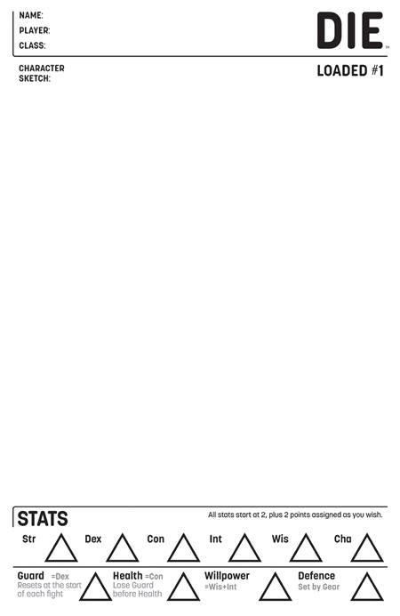 DIE LOADED #1 BLANK VARIANT (MR) 2025 IMAGE COMICS