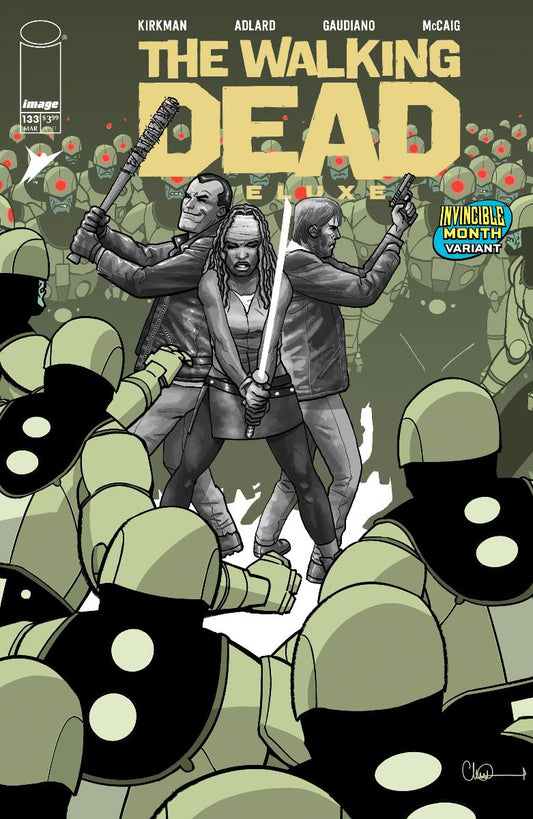 03/18/2026 WALKING DEAD DELUXE #133 INVINCIBLE TEAM UP VARIANT IMAGE COMICS