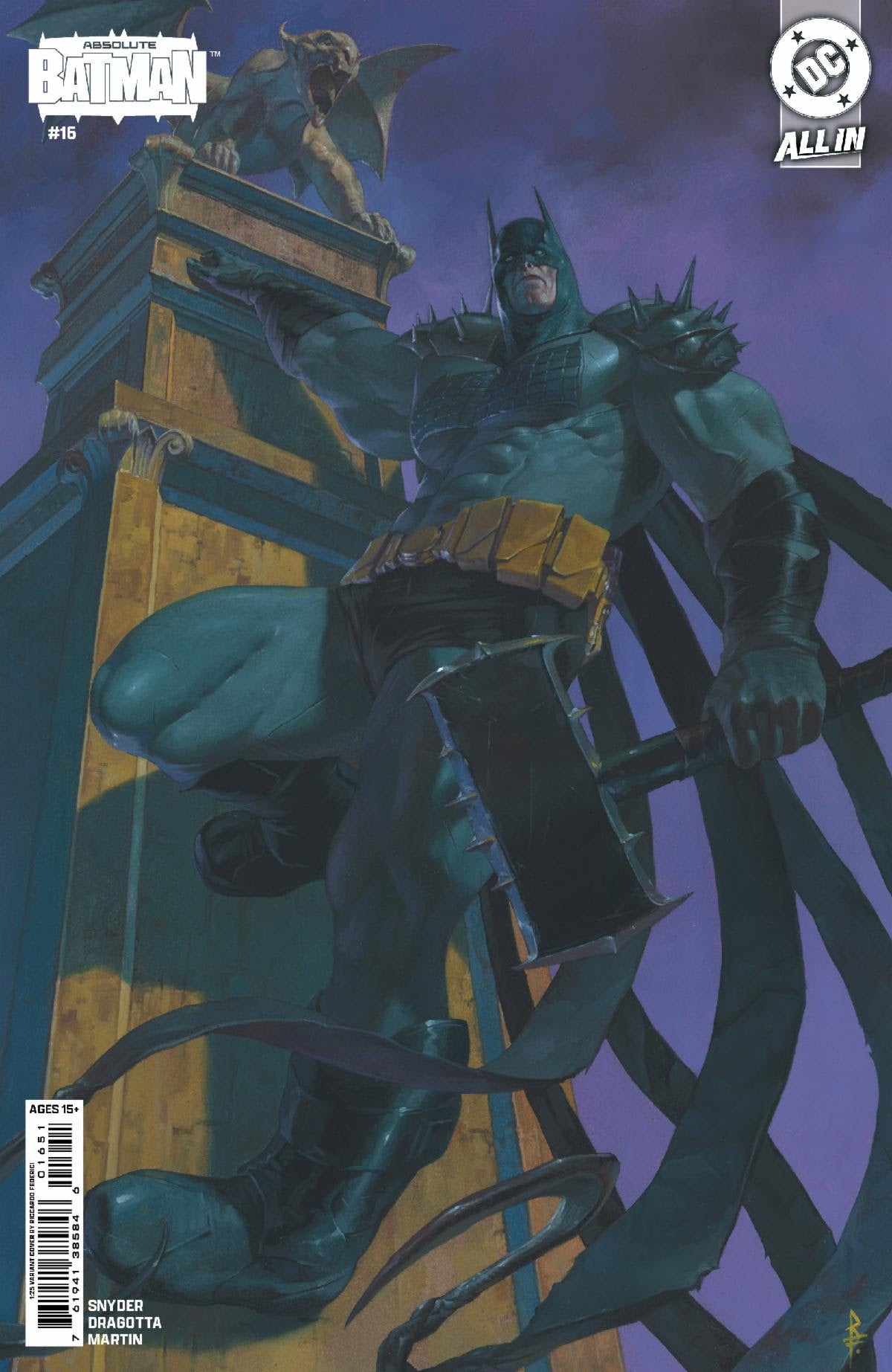 01/14/2026 ABSOLUTE BATMAN #16 FEDERICI 1:25 VARIANT DC COMICS