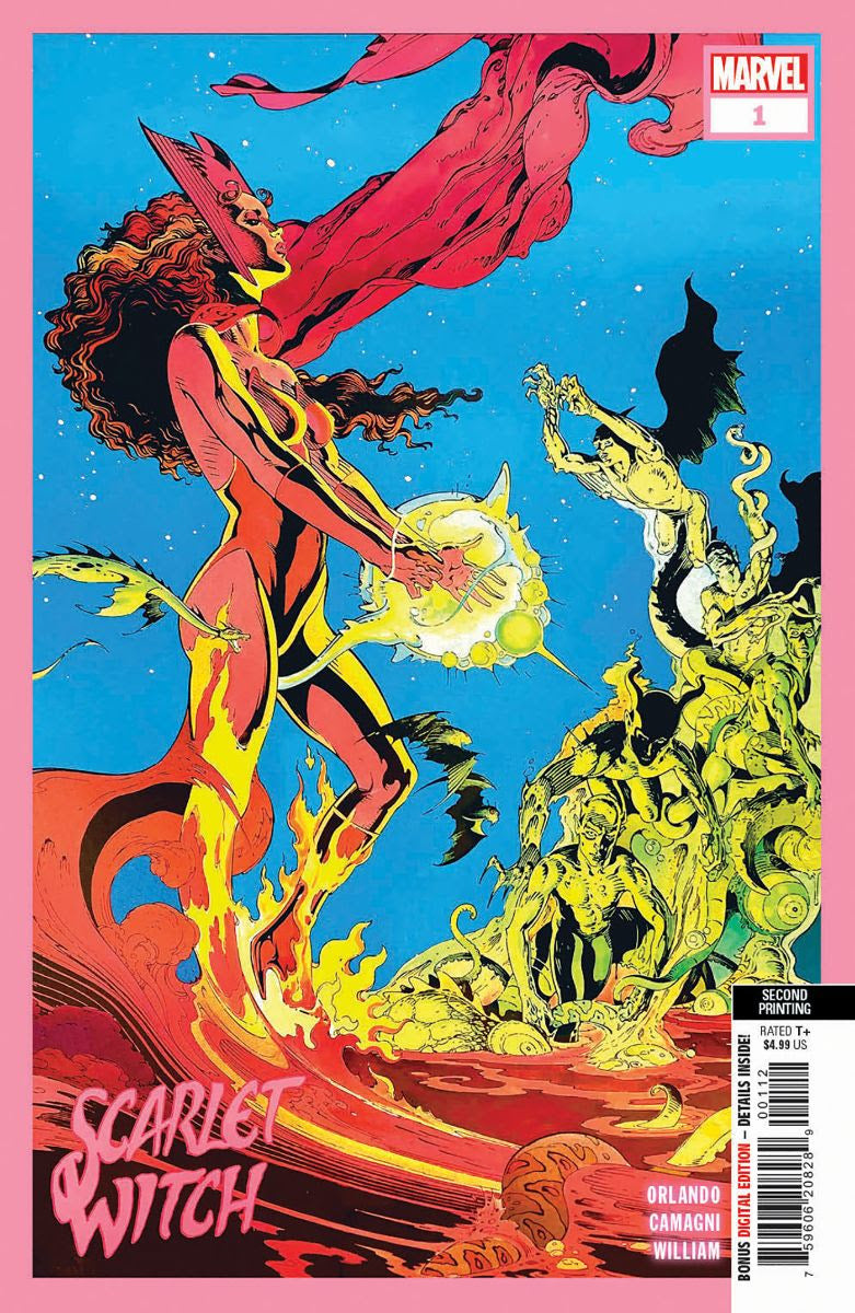 SCARLET WITCH #1 P CRAIG RUSSELL 2ND PRINT VARIANT 2024 Scarlet Witch MARVEL PRH