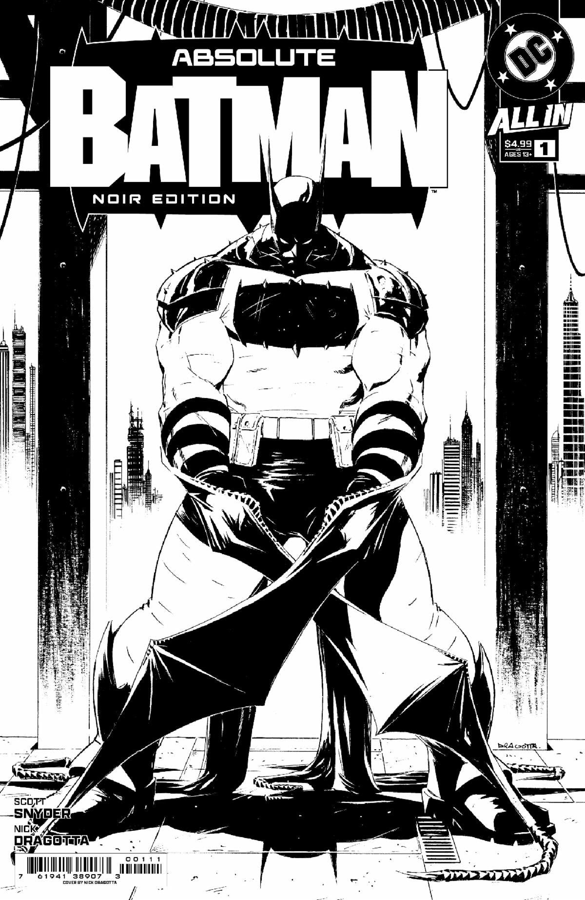 ABSOLUTE BATMAN #1 NOIR EDITION 2024 Absolute Batman DC COMICS