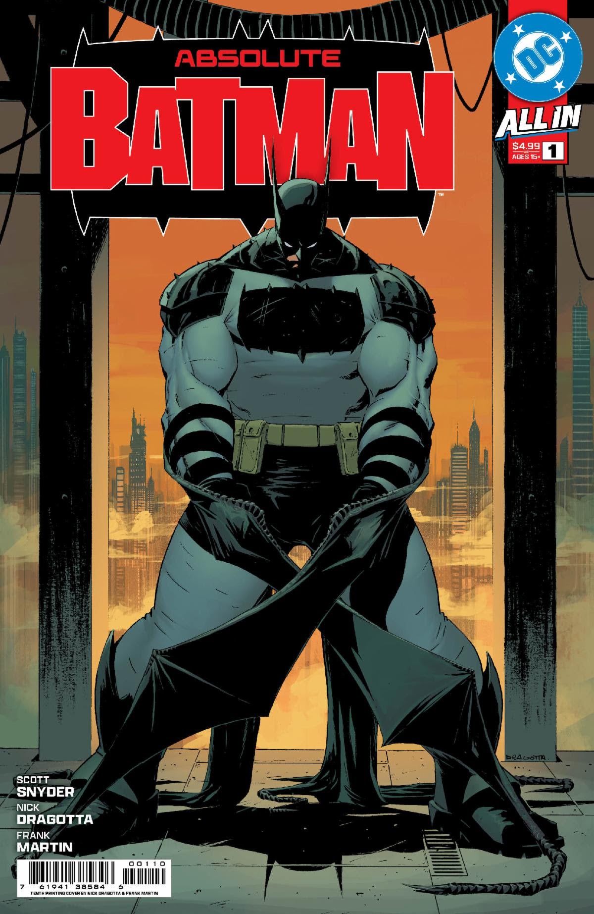 ABSOLUTE BATMAN #1 10TH PRINT CVR A NICK DRAGOTTA 2026 Absolute Batman DC COMICS