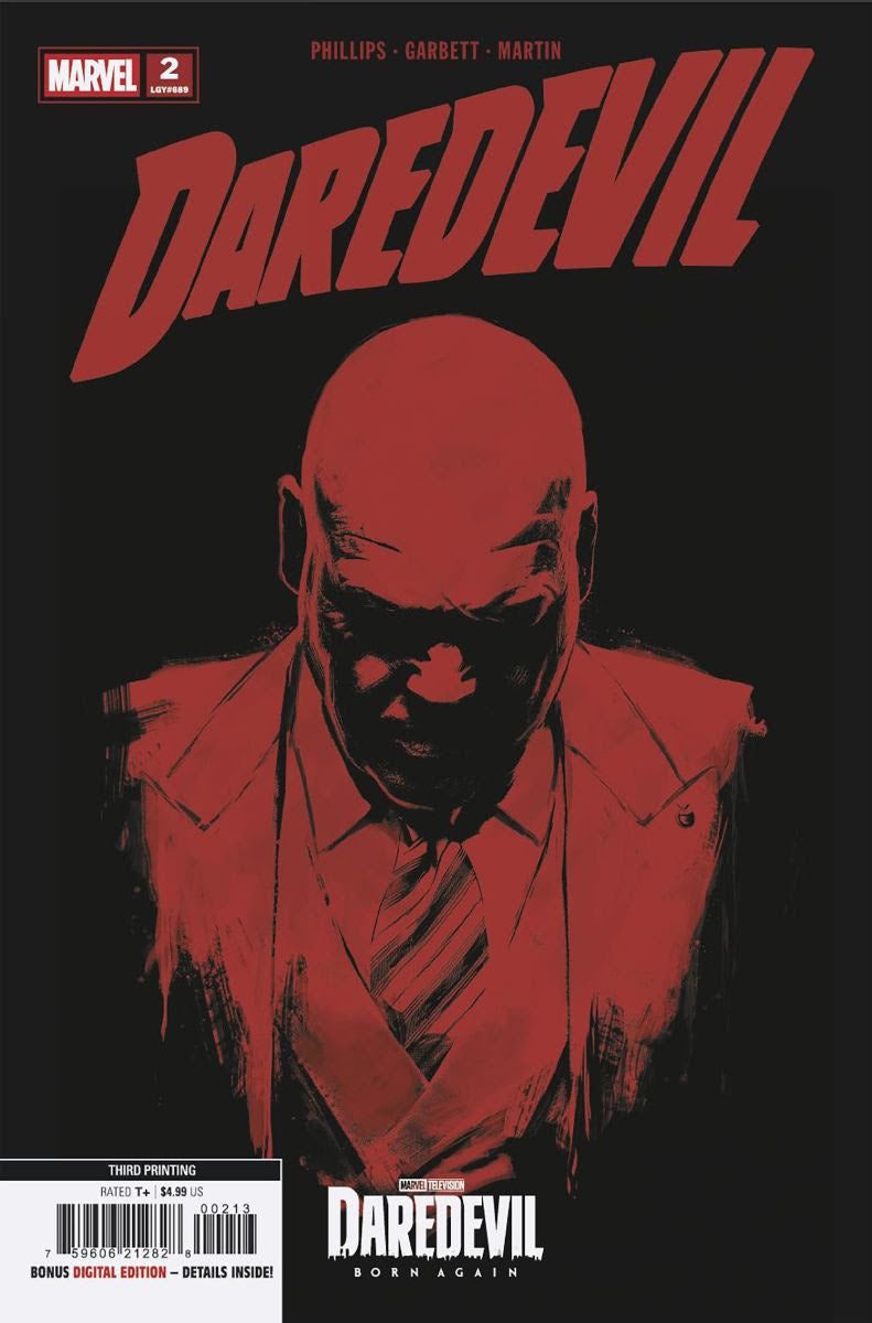 07/29/2026 DAREDEVIL #2 MARVEL TELEVISION 3RD PRINT VARIANT