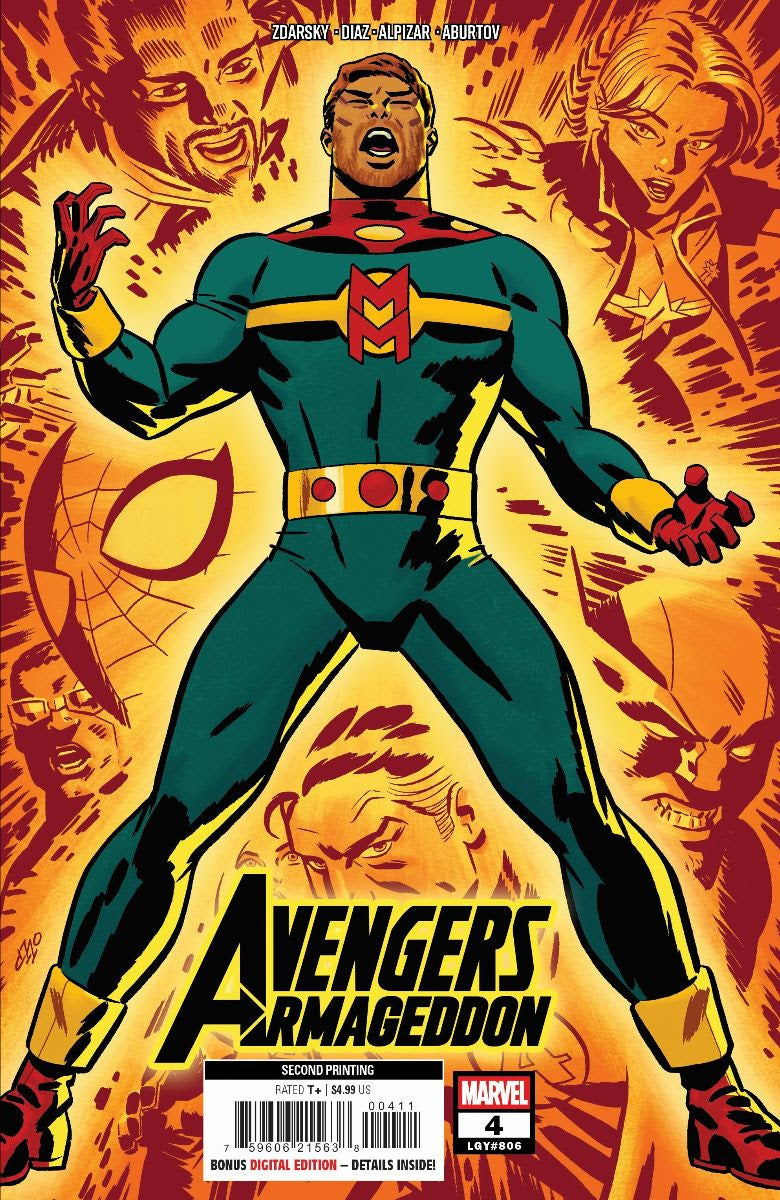 10/28/2026 AVENGERS: ARMAGEDDON #4 MICHAEL CHO 2ND PRINT VARIANT