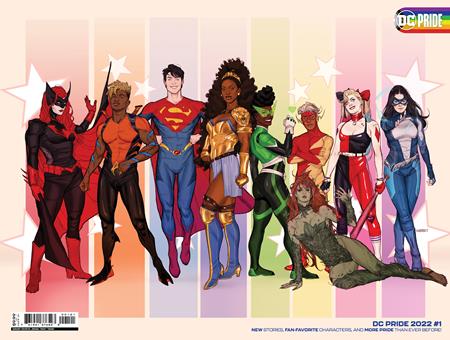 DC PRIDE 2022 #1 (ONE SHOT) CVR B JOSHUA SWAY SWABY WRAPAROUND VARIANT 2022 comic book DC COMICS   