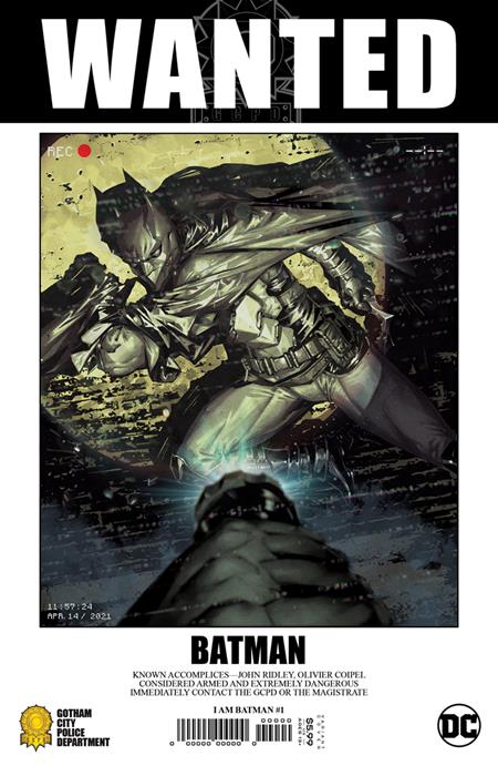 I AM BATMAN #1  1:25 KAEL NGU CARD STOCK VARIANT 2021 Batman DC COMICS   