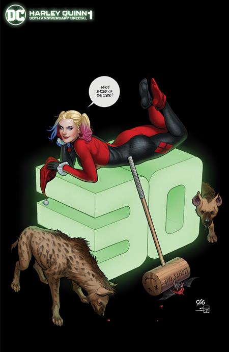HARLEY QUINN 30TH ANNIVERSARY SPECIAL #1 (ONE SHOT) FRANK CHO 1:10 GLOW IN THE DARK VARIANT 2022