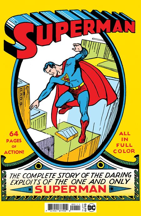 SUPERMAN #1 FACSIMILE EDITION 2022 Superman DC COMICS   