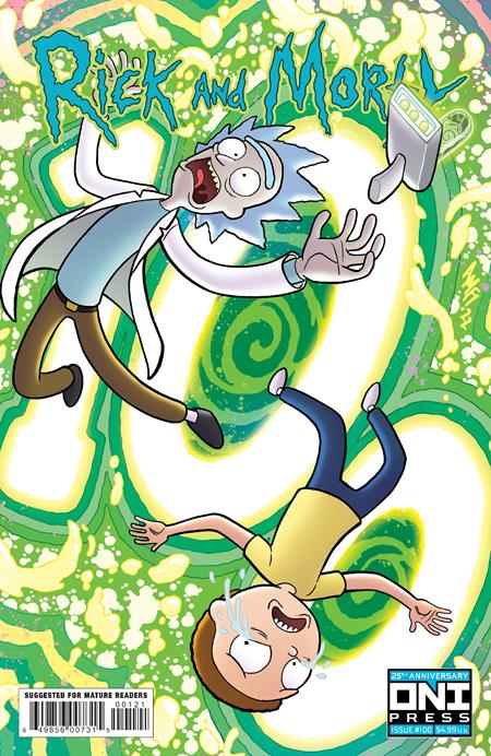 RICK AND MORTY #100 B TONY FLEECS VARIANT 2022 Rick & Morty DC COMICS   