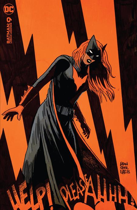 BATMAN URBAN LEGENDS #9 CVR B FRANCESCO FRANCAVILLA VARIANT (FEAR STATE) 2021 Batman Urban Legends DC COMICS   