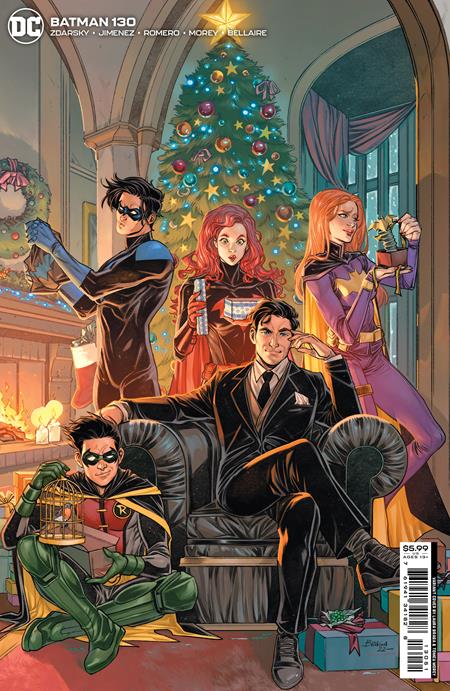 BATMAN #130 CVR D LAURA BRAGA HOLIDAY CARD STOCK VARIANT 2022 Batman DC COMICS   