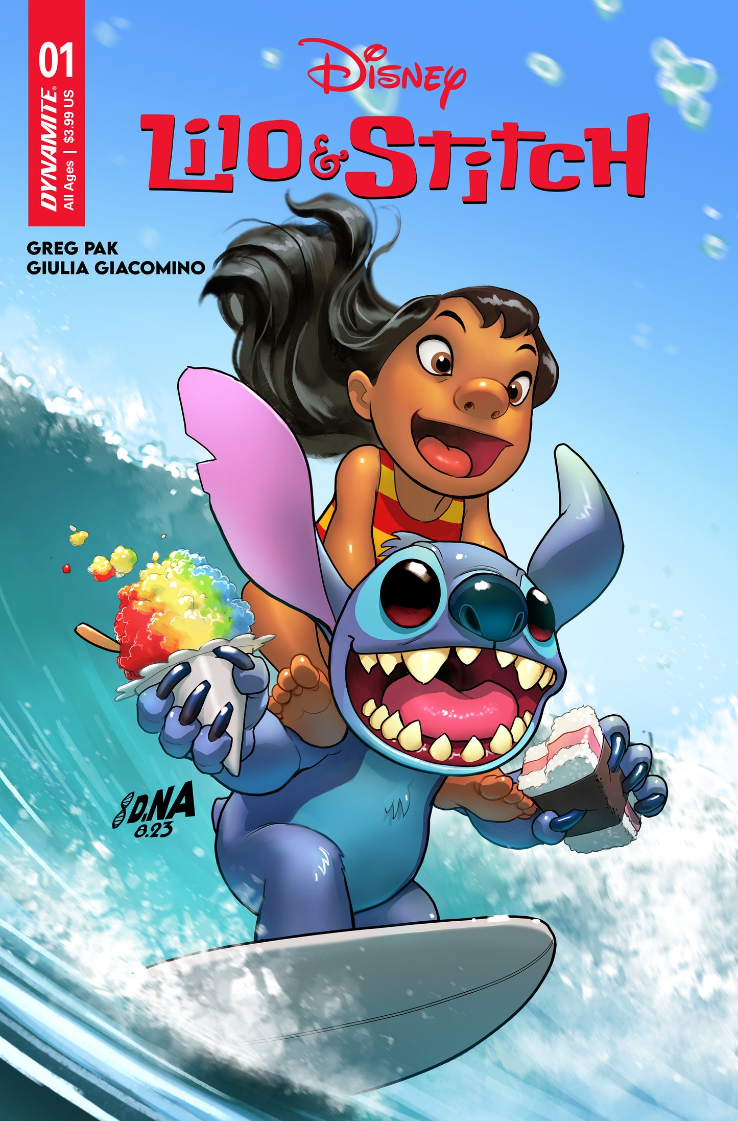 LILO & STITCH #1 CVR B NAKAYAMA 2024 Disney DYNAMITE   