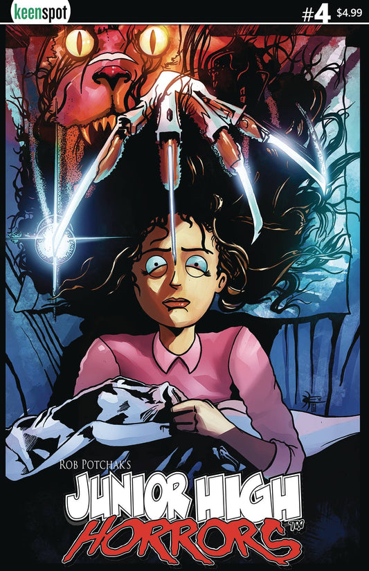 JUNIOR HIGH HORRORS #4 CVR A  NIGHTMARE ELM STREET PARODY 2019 comic book KEENSPOT ENTERTAINMENT   