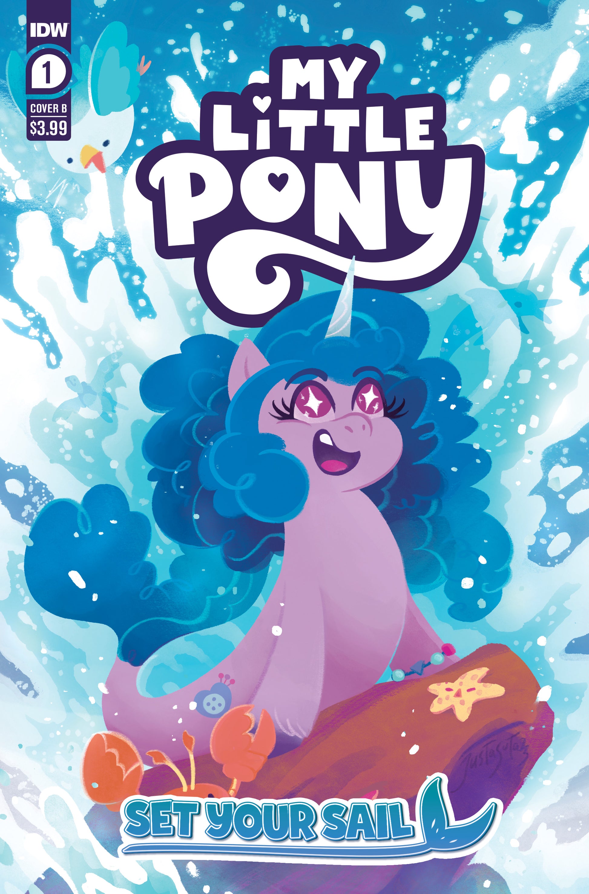 MY LITTLE PONY SET YOUR SAIL #1 CVR B JUSTASUTA HOMAGE VARIANT 2024 My Little Pony IDW-PRH