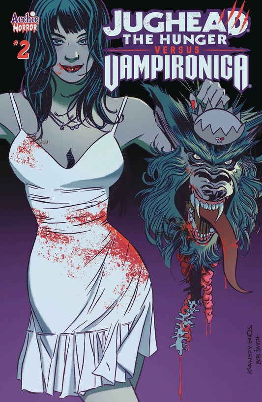JUGHEAD HUNGER VS VAMPIRONICA #2 CVR A PAT & TIM KENNEDY (MR) 2019 Jughead ARCHIE COMIC PUBLICATIONS