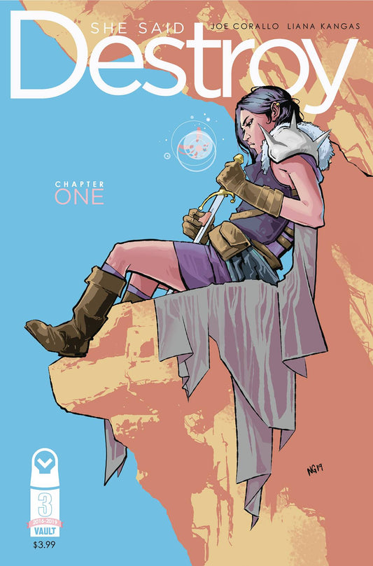 SHE SAID DESTROY #1 COVER B 2019  VAULT COMICS   