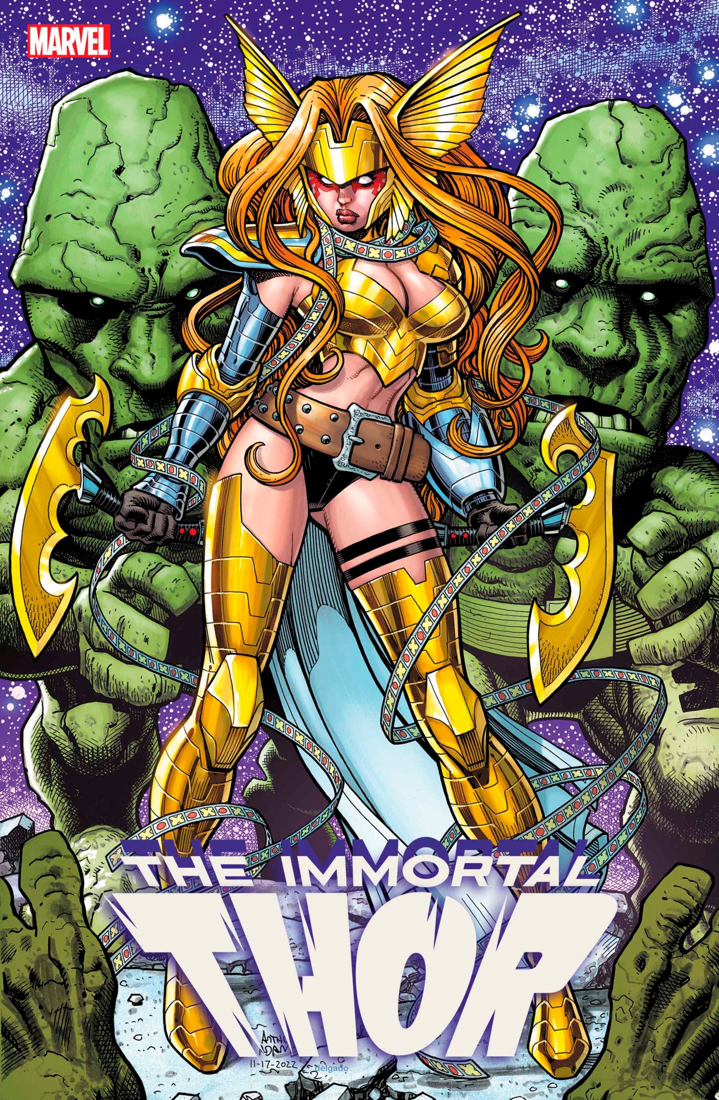 IMMORTAL THOR #11 ARTHUR ADAMS VARIANT 2024 Thor MARVEL COMICS   