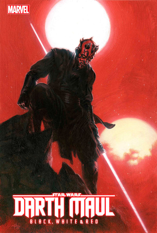STAR WARS DARTH MAUL BLACK WHITE RED #2 DELLOTTO VARIANT 2024 Star Wars MARVEL COMICS