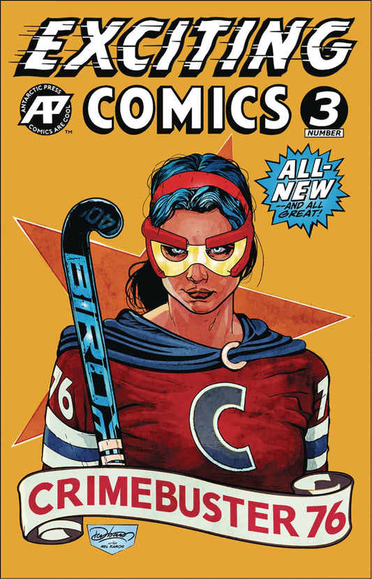 EXCITING COMICS #3 MAIN CVR 2019  ANTARCTIC PRESS   