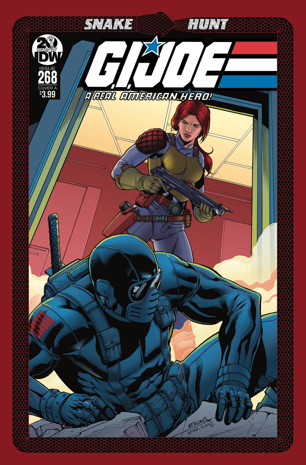 GI JOE A REAL AMERICAN HERO #268 CVR A ATKINS 2019 GI Joe IDW PUBLISHING