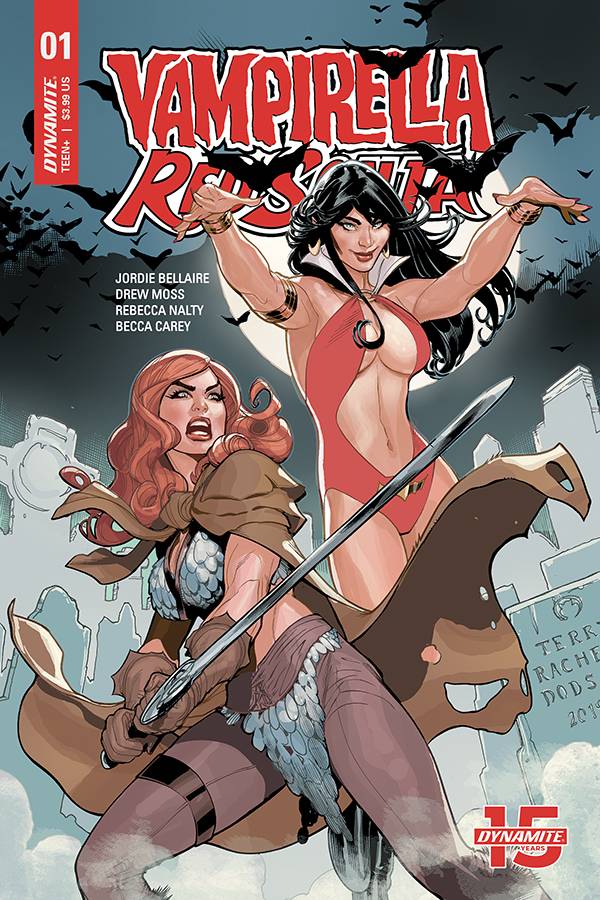 VAMPIRELLA RED SONJA #1 CVR A DODSON 2019 Vampirella DYNAMITE   