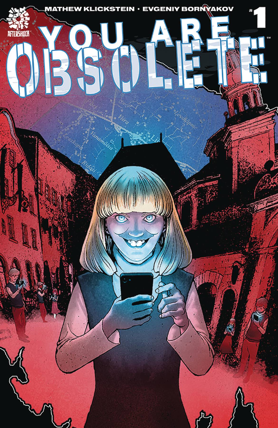 YOU ARE OBSOLETE #1 CVR A CLARKE 2019 comic book AFTERSHOCK COMICS   