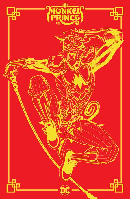 MONKEY PRINCE #1 (OF 12) CVR F GOLD FOIL RED ENVELOPE CARD STOCK VARIANT 2022 comic DC COMICS   